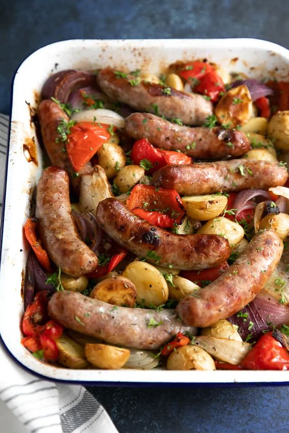 Roasted Sausage and Potatoes